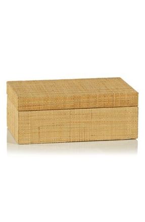 Zodax Woven Decorative Box in Beige at Nordstrom Rack