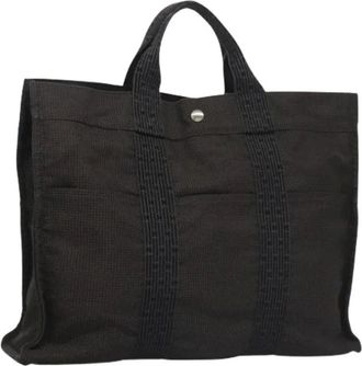 Herm&egrave;s Pre-owned Tote Bags, female, Gray, Size: ONE SIZE Pre-owned Vintage Tote Bag