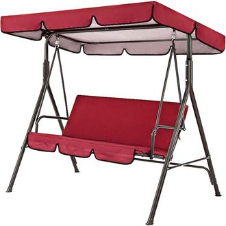 OEM Housse De Siege - Tissu Oxford 210d Impermeable Uv Resistant - Pour Balan&ccedil;oire 3 Places - 150 X 150 X 10 Cm - 1 Piece