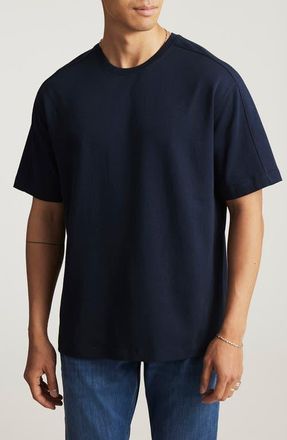 Mavi Cotton Blend Crewneck T-Shirt in Total Eclipse at Nordstrom, Size X-Large