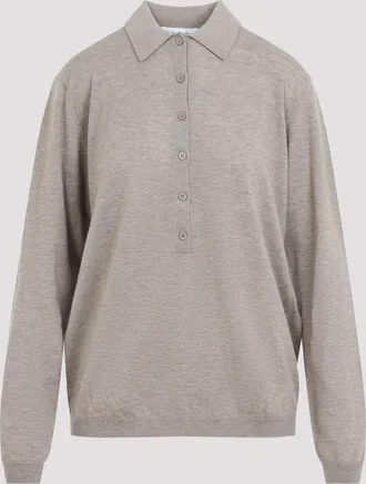 Frankie Shop De Frankie Shop Tala gebreide polo met V-hals
