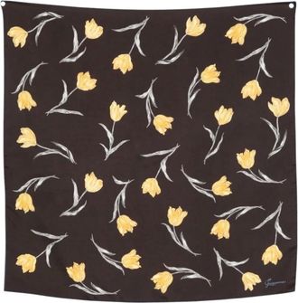 Jacquemus Foulard Tulip - - Accessories - unisex - Nero - ONE SIZE