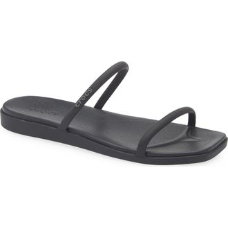 Crocs Miami Slide Sandal in Black at Nordstrom, Size 10