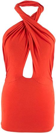 Ralph Lauren Orange Halterneck Top Size S