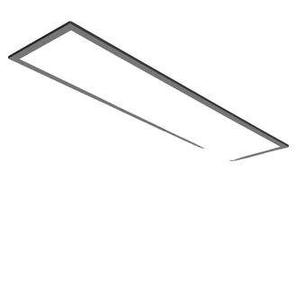 OEM L&aacute;mpara De Techo, Mando A Distancia, Regulable, 1 Unidad, 120 Cm, Luz Neutra, Negra