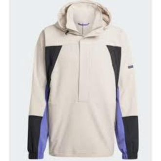 adidas Colorblock Anorak Asia Sizing White Purple JF2855