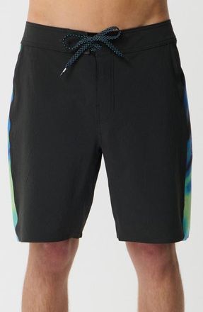 Rip Curl S-Series 3-2-One Board Shorts in Washed Black Wave at Nordstrom, Size 32