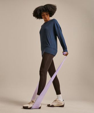 BAM Cross Strap Open Back Long Sleeve Top - X-Large