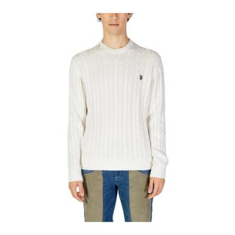 U.S.Polo Association U.s. Polo Assn., Heren, Truien, Wit, Maat: 2XL Katoen