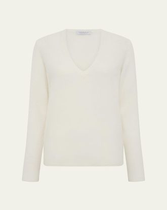 Gabriela Hearst Vesper V-Neck Cashmere Sweater