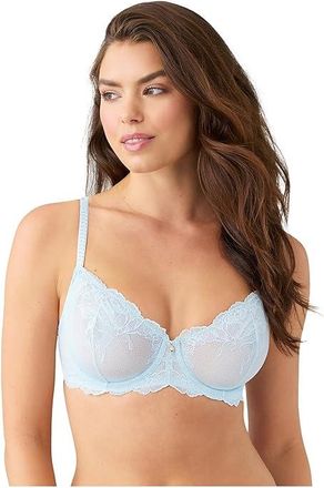 Wacoal Vivid Attraction Underwire Bra Womens Bra Soft Sky : 34DDD, Elastane/Mesh/Nylon