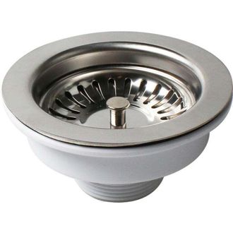 OEM Desag&uuml;e De Fregadero Con Colador Manual Crezuo, 114 Mm De Di&aacute;metro