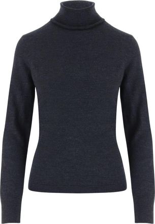 Allude Cashmere Turtleneck Sweater - Dames - Cashmere truien - Grijs - S - Kasjmier - Truien & Vesten