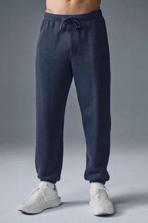 Alo | Triumph Restore Sweatpant in Navy Blue, Size: Medium