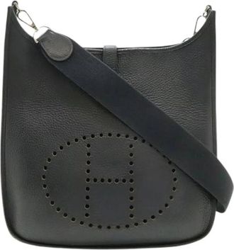 Herm&egrave;s Pre-owned Schoudertas - Dames - Vintage Schoudertas - Zwart - ONE Size - Leer - Vintage