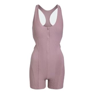 adidas (WMNS) adidas Yoga Ribbed Bodysuit Asia Sizing Purple HD9545