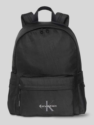 Calvin Klein Rucksack mit Logo-Stitching in BLACK, Gr&ouml;&szlig;e 1