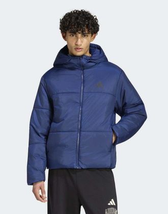 adidas Essentials Highloft - Piumino isolante blu scuro