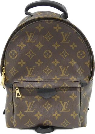 Louis Vuitton Brown Coated Canvas Backpack (Pre-Owned)