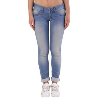Met Met, Dames, Jeans, Blauw, Maat: W29 Katoen