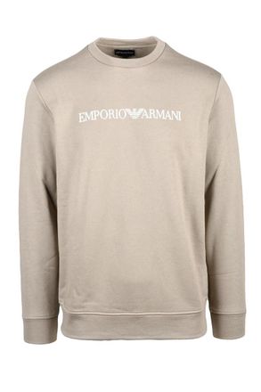 Emporio Armani Grey Modal Cotton Crew Neck Sweatshirt