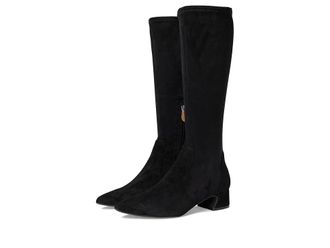 Gentle Souls Gallway Stretch Boots Womens Boots Black Suede : 6.5 M