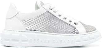 Casadei Sneakers in lurex - Bianco
