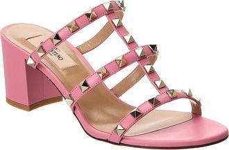 Valentino Rockstud Caged 60 Leather Sandal