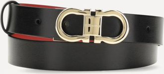 Ferragamo Adjustable and reversible Gancini Belt Female 85