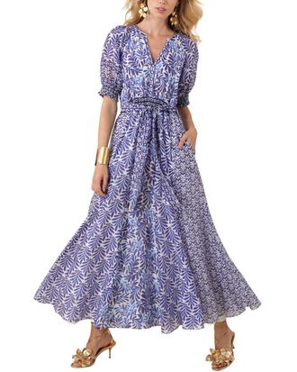 Hale Bob Hale Bob Linen-Blend Estella Maxi Dress