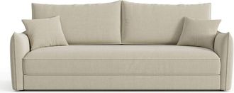 Sia Home Sof&aacute; cama 3 plazas tejido tramado beige 213 cm