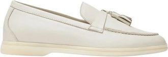Scarosso Leandra Loafers - Dames - Loafers - Beige - 39 1/2 EU - Leer - Schoenen