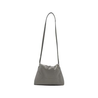 Brunello Cucinelli Borsa a spalla arricciata con coulisse - - Bags - Donna - Grigio - ONE SIZE
