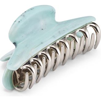 Lelet NY Colette Elongated Claw Clip in Aquamarine at Nordstrom