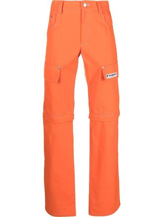 Misbhv logo straight-leg trousers - Orange