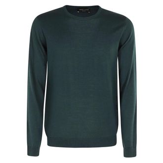 Roberto Collina Maglieria Girocollo - - Knitwear - Uomo - Verde - M