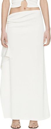 CHRISTOPHER ESBER Crystal Pendant Cascade Rok - Dames - Maxi Rokken - Wit - XS - Polyester - Rokken