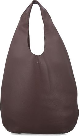 A.P.C. A. P.C. Le Neige Grained Leather Handbag