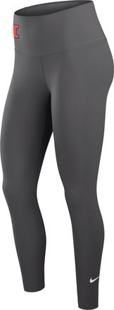 Nike Womens One (Illinois) Dri-FIT High-Rise Leggings in Brown | IM0045-254