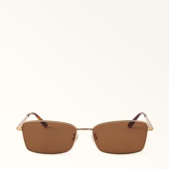 Furla Sunglasses Color Light Gold Gold Metal Woman