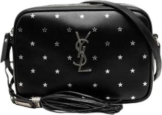 Saint Laurent Pre-owned Lou Leren Camera Bag - Dames - Vintage Schoudertas - Zwart - ONE Size - Leer - Vintage