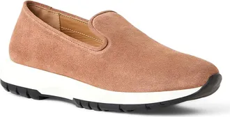 Aquatalia Karsin Weatherproof Sneaker in Clay Suede at Nordstrom, Size 10.5
