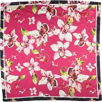 Nicole Miller Floral Square Scarf in Pink at Nordstrom Rack