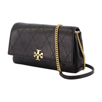 Tory Burch Quilted Calfskin Wallet - Black