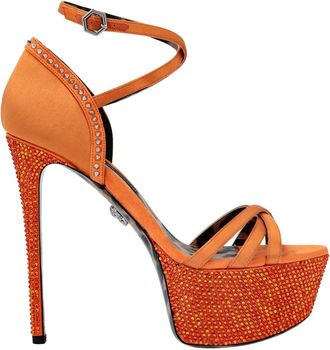 Philipp Plein Donna, Scarpe, Arancione, 37 EU, new