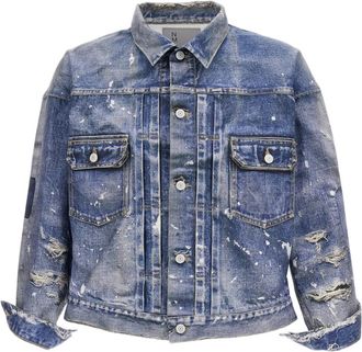 Junya Watanabe Trompe-LOEil Denim Jacket With Adjustable Cuffs And Hem