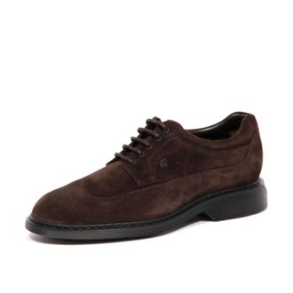 Hogan H576 Derby - Heren - Veterschoenen - Bruin - 40 1/2 EU - Su&egrave;de - Schoenen