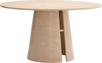 Teulat Runder Design Esstisch Cep ø 137 cm, Light Natural