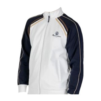 Aquascutum Heren, Sweatshirts & Hoodies, Wit, Maat: XL Katoen