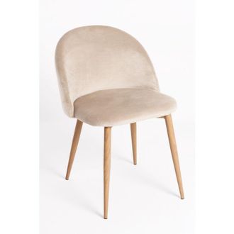 Regalos Miguel Packs Sillas Comedor - Pack 2 Sillas Vint Terciopelo - Beige